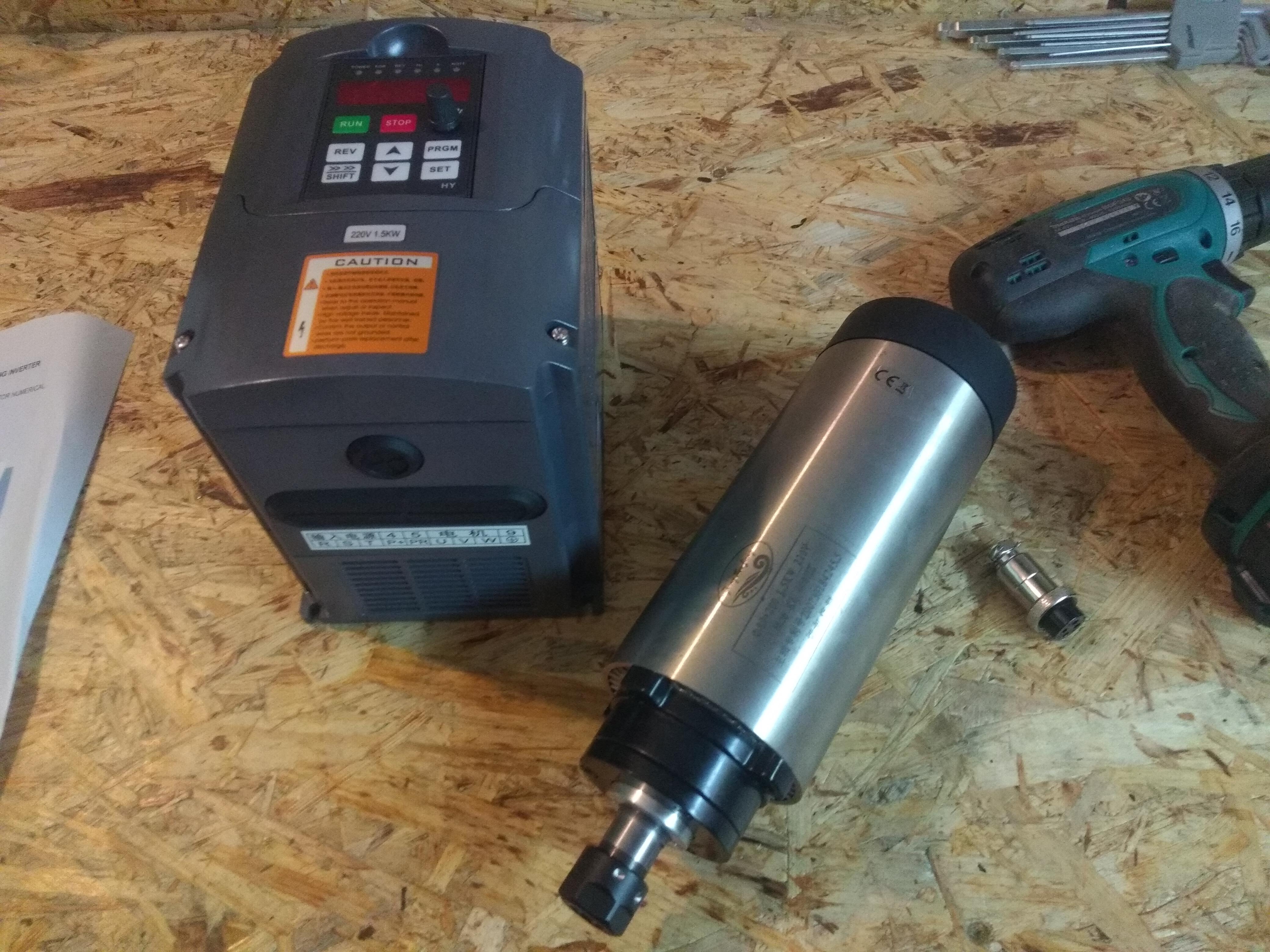 1.5kW 20kRPM spindle from China